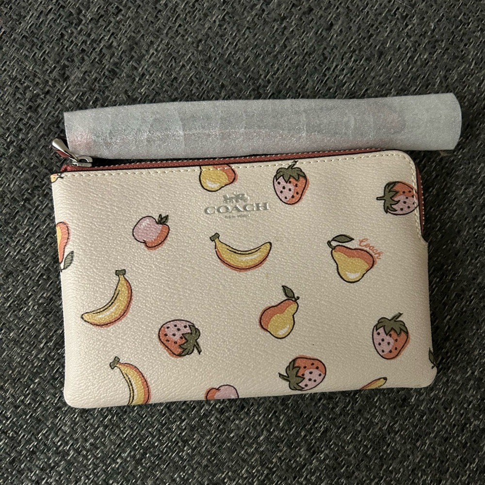SALE!!! NWT Coach mixed fruit wristlet!! PRICE FIRM - Picture 4 of 5